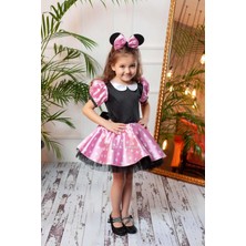 Pan Kostüm & Tasarım Minnie Mouse Çocuk Kostümü Pembe