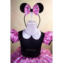 Pan Kostüm & Tasarım Minnie Mouse Çocuk Kostümü Pembe