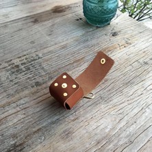 Wilkwe Mini Golf Topu Taşıma Çantası Golf Aksesuarları Depolama Çanta Tutucu ile Kanca Kılıfı Kahverengi (Yurt Dışından)