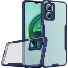 Caseart Xiaomi Redmi Note 11E ile Uyumlu Kılıf Kamera Korumalı Colorful Silikon Kapak - Lacivert