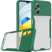 Caseart Xiaomi Poco M5 ile Uyumlu Kılıf Kamera Korumalı Colorful Silikon Kapak - Yeşil