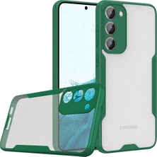 Kzy Samsung Galaxy S23 Plus ile Uyumlu Kılıf Kamera Korumalı Colorful Silikon Kapak - Yeşil