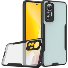 Kılıfmania Xiaomi Mi 12T Lite ile Uyumlu Kılıf Kamera Korumalı Colorful Silikon Kapak - Siyah