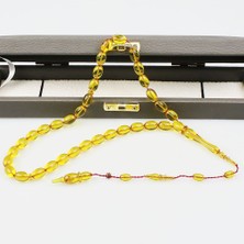 Tesbih Pasajı Özel Yapım Bal Ateş Kehribar Tesbih (8 x 12 Mm) TP001681