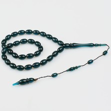 Tesbih Pasajı Özel Yapım Ateş Kehribar Tesbih (8 x 12 Mm) TP001683