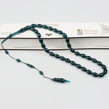Tesbih Pasajı Özel Yapım Ateş Kehribar Tesbih (8 x 12 Mm) TP001683