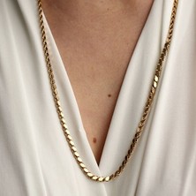 By Milo Jewellery Pullu Altın Zincir  Kolye
