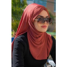 Aişe Tesettür Büzgülü Hazır Şal Eşarp