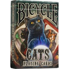 Bicycle Cats Kediler Premium Oyun Kağıdı Kartı Iskambil Kartları Destesi Koleksiyonluk