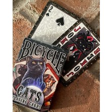 Bicycle Cats Kediler Premium Oyun Kağıdı Kartı Iskambil Kartları Destesi Koleksiyonluk