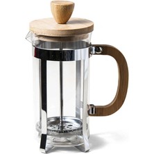 Biradlı Lüks French Press Bambu