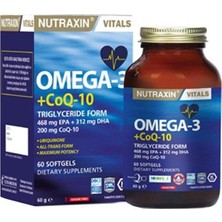 Nutraxin Omega - 3 Coenzyme Coq 10 Triglyceride Fo