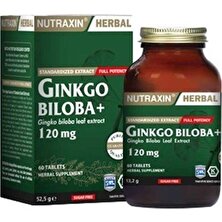 Nutraxin Ginkgo Biloba 120 Mg 60 Tablet