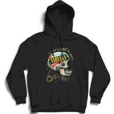 The Fame Nirvana, Skull Rock Metal Kapüşonlu Sweatshirt Hoodie