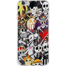 Printify Apple iPhone 6s Uyumlu Kapak Grafiti Tasarımlı Şeffaf Silikon Kılıf