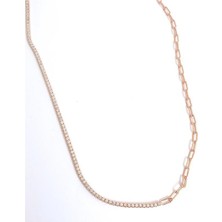 Pier Gümüş Zincir Su Yolu Gümüş Kolye