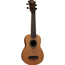 Lag Glu TKU10S Tiki Soprano Natural Ukulele