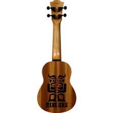 Lag Glu TKU10S Tiki Soprano Natural Ukulele