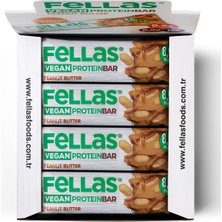 Fellas Vegan Protein Bar - Yer Fıstığı Ezmeli 40G x 12 Adet