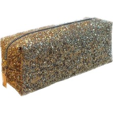 Unicus Swarovski Taşlı Kalem Kutusu Sarı