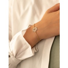 Dkmn Silver Sarmal Çakra Gümüş Bileklik Kadın Gümüş Bileklik