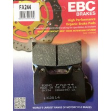 Ebc FA244 2002-2005 Ducati St 4s Uyumlu Ön Fren Balatası Organik Balata