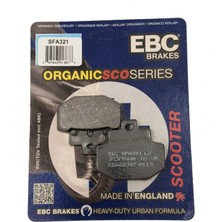 Ebc SFA321 2003-2015 Gilera Runner 200 St Uyumlu Arka Fren Balatası Organik Balata