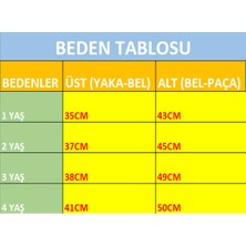 Calke Bebek Çocuk Alt Üst Takım Peluş Detaylı