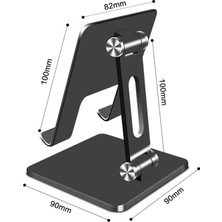 CD Iphone iPad Için Alüminyum Alaşımlı Masa Tablet Tutucu Standı Xiaomi Ayarlanabilir Masaüstü Tablet Tutucu Evrensel Masa Cep Telefonu Standı (Yurt Dışından)