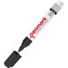 Penmark HS-305 Doldurulabilir Beyaz Tahta Kalemi 2-3 mm Yuvarlak Uç Siyah (5'li Paket)