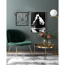 Rarart Concept Line Metal Tablo -Gold