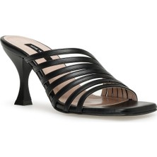 Nine West YEZZA 3FX Siyah Kadın Topuklu Terlik