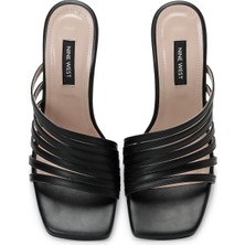 Nine West YEZZA 3FX Siyah Kadın Topuklu Terlik