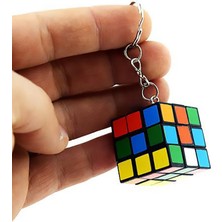 Okfis Mini Rubik Zeka Küpü Anahtarlık ve Çanta Süsü 3X3X3 cm 1 Adet