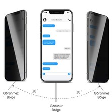 Efnan Store Samsung Galaxy A54 Tam Kaplayan Privacy Hayalet Temperli Ekran Koruycu Cam
