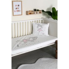 Evmila Prenses Desenli Kadife Dekoratif Bebek Beşik Örtüsü