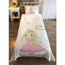 Evmila Prenses Desenli Çocuk Yatak Örtüsü