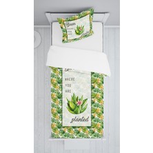 Evmila Dekoratif Desenli Çocuk Yatak Örtüsü