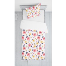 Evmila Dijital Baskılı Çiçekli Örtü Yastık Seti Lldcfp 76