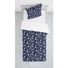 Lolla Evmila Dijital Baskılı Çiçekli Kadife Örtü Yastık Seti Lldcfp 53