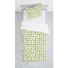 Lolla Evmila Dijital Baskılı Çiçekli Kadife Örtü Yastık Seti Lldcfp 108