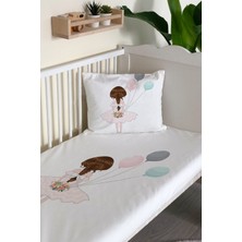 Evmila Prenses Desenli Kadife Dekoratif Bebek Beşik Örtüsü