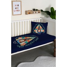 Evmila Çadır Desenli Kadife Dekoratif Bebek & Çocuk Yatak Örtüsü