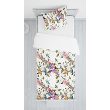 Evmila Dijital Baskılı Bahar Esintisi Örtü Yastık Seti Lldcfp 87