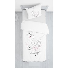 Lolla Evmila Kuğulu Kadife Dekoratif Örtü 157