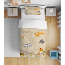 Lolla Evmila Dekoratif Desenli Çocuk Yatak Örtüsü