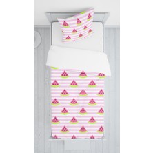 Lolla Evmila Dijital Baskılı Karpuzlu Kadife Örtü Yastık Seti Lldcfp 13