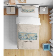 Lolla Evmila Dekoratif Desenli Çocuk Yatak Örtüsü