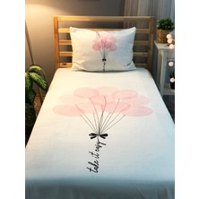 Evmila Pembe Balonlar Dekorafit Örtü 27