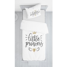 Lolla Evmila Lıttle Prenses Yazılı Kadife Dekoratif Örtü 103